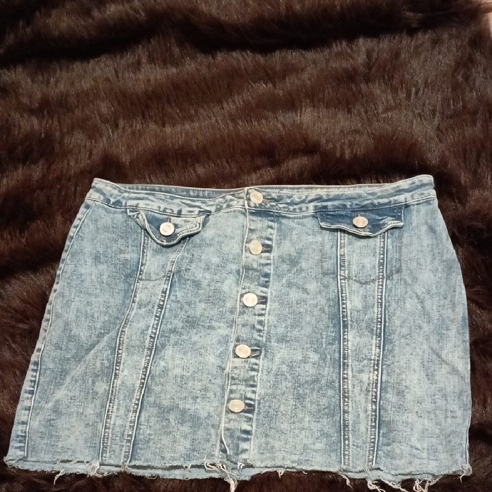 Rue21 Blue Mini Pencil Skirt Casual
